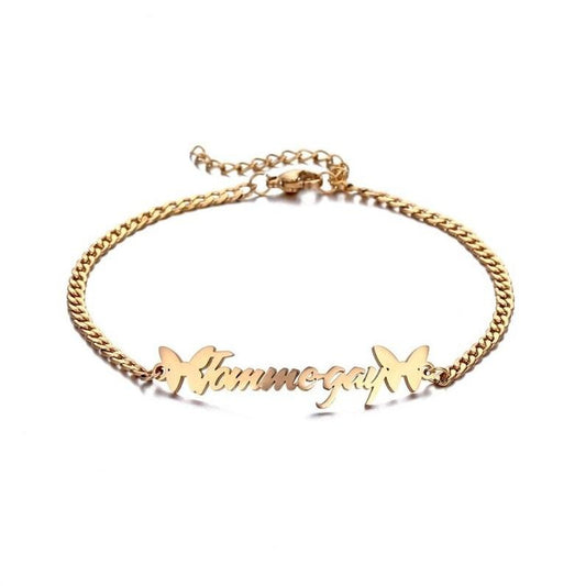 Butterfly's Name Bracelet