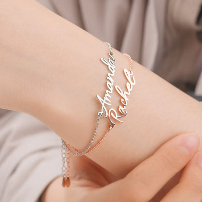 Custom Name Chain Bracelet – Minimalist Jewellry for Daily Wear