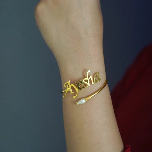 Stylish Beautiful Name Bangle