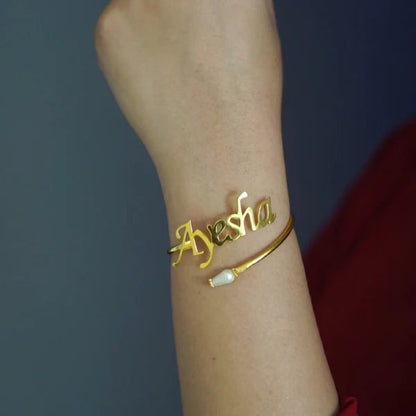 Stylish Beautiful Name Bangle