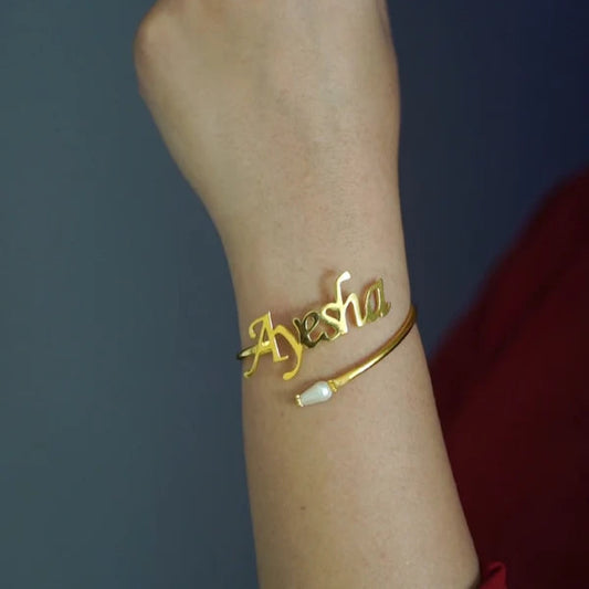 Stylish Beautiful Name Bangle