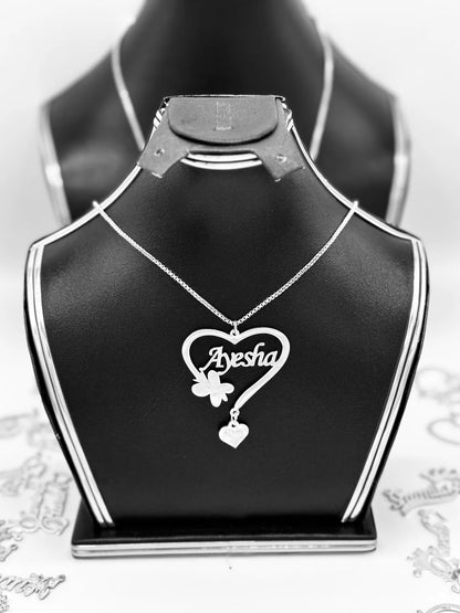 Personalized Heart Name Necklace