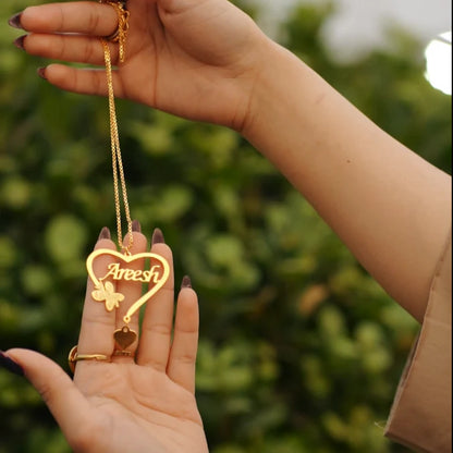 Personalized Heart Name Necklace