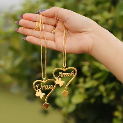 Personalized Heart Name Necklace