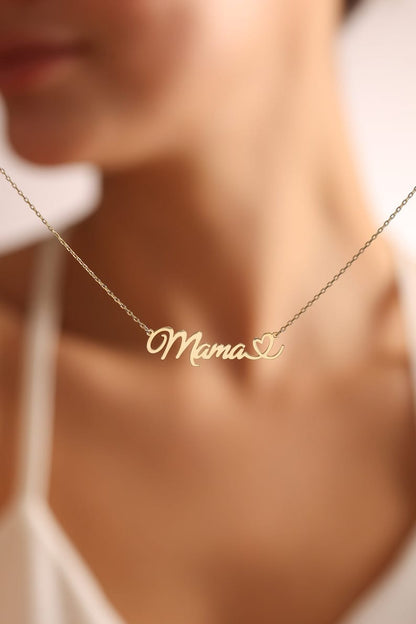 Name necklace - Heart-Notera variant