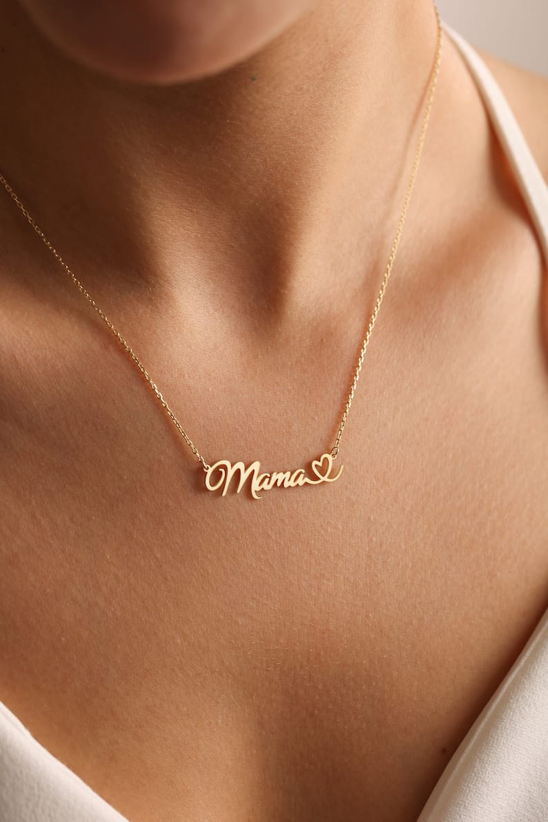Name necklace - Heart-Notera variant