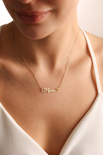 Name necklace - Heart-Notera variant