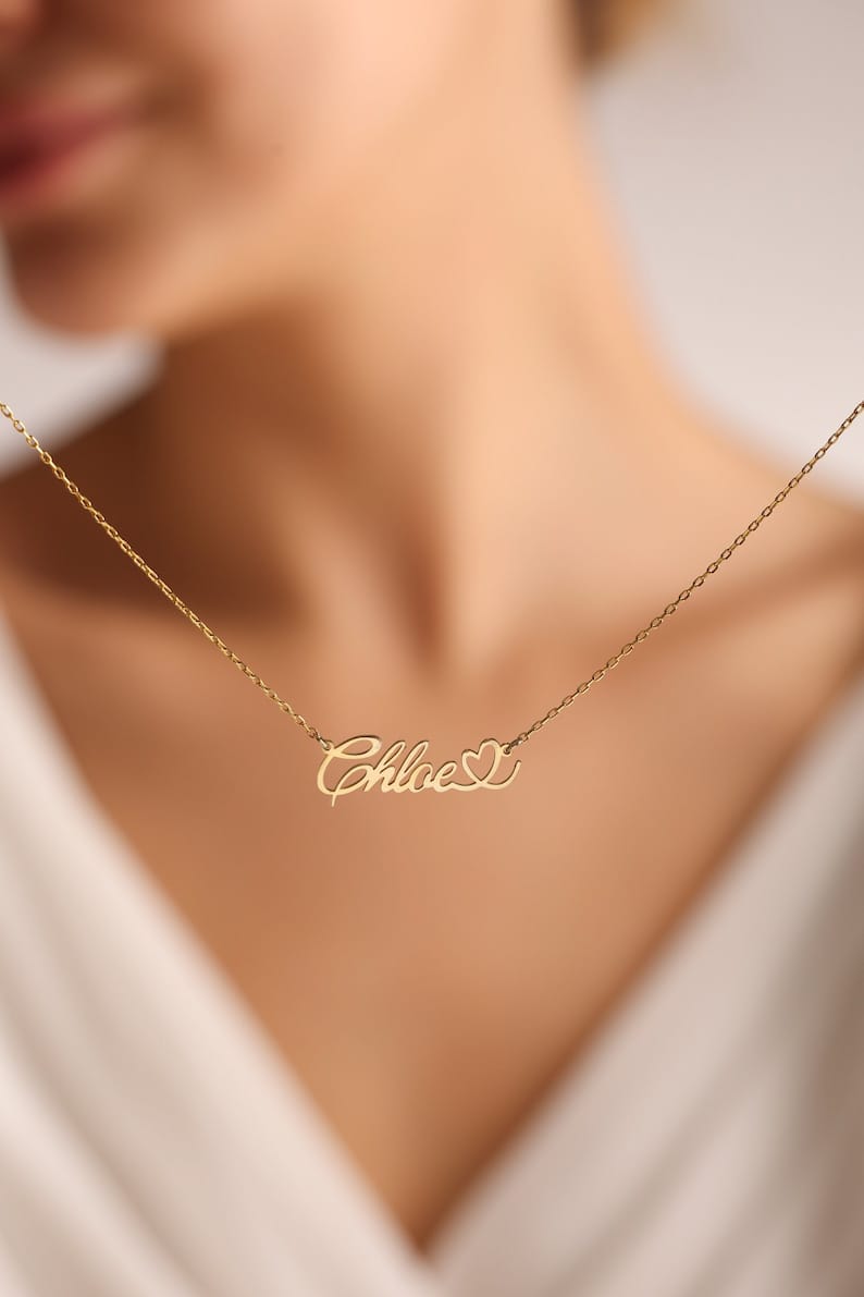 Name necklace - Heart-Notera variant