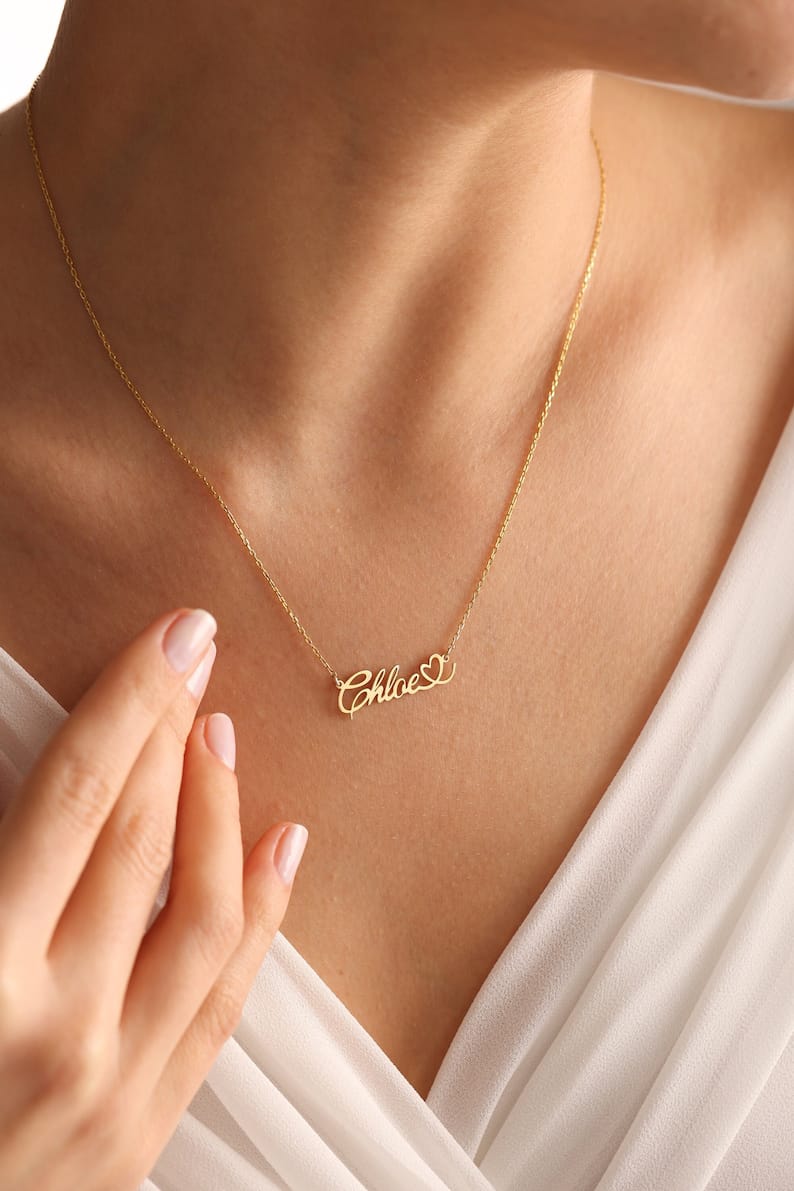 Name necklace - Heart-Notera variant