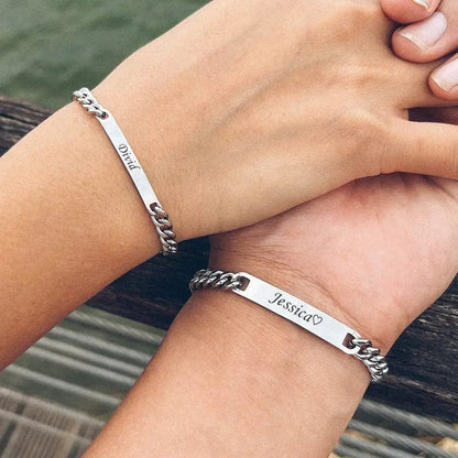 ENGRAVE COUPLE BRACELETS