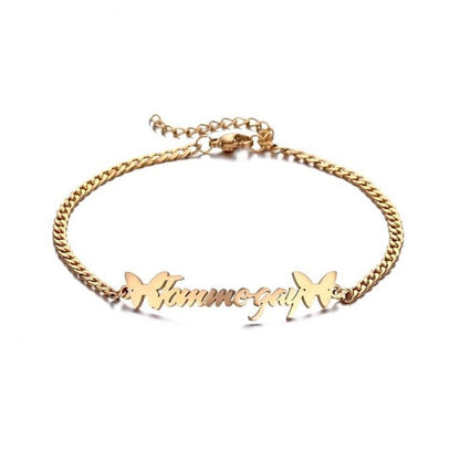 Butterfly's Name Bracelet