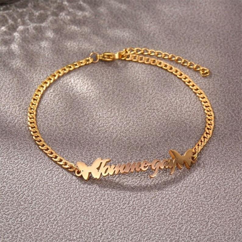 Butterfly's Name Bracelet