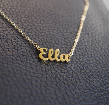 Minimalist Name Necklace for Women