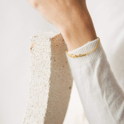 Ladybirds Name Curb Bracelet